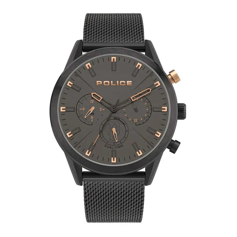 Police Silfra PL.16021JSB/79MM Herrenuhr Dualtimer Police Silfra PL.16021JSB/79MM Herrenuhr Dualtimer